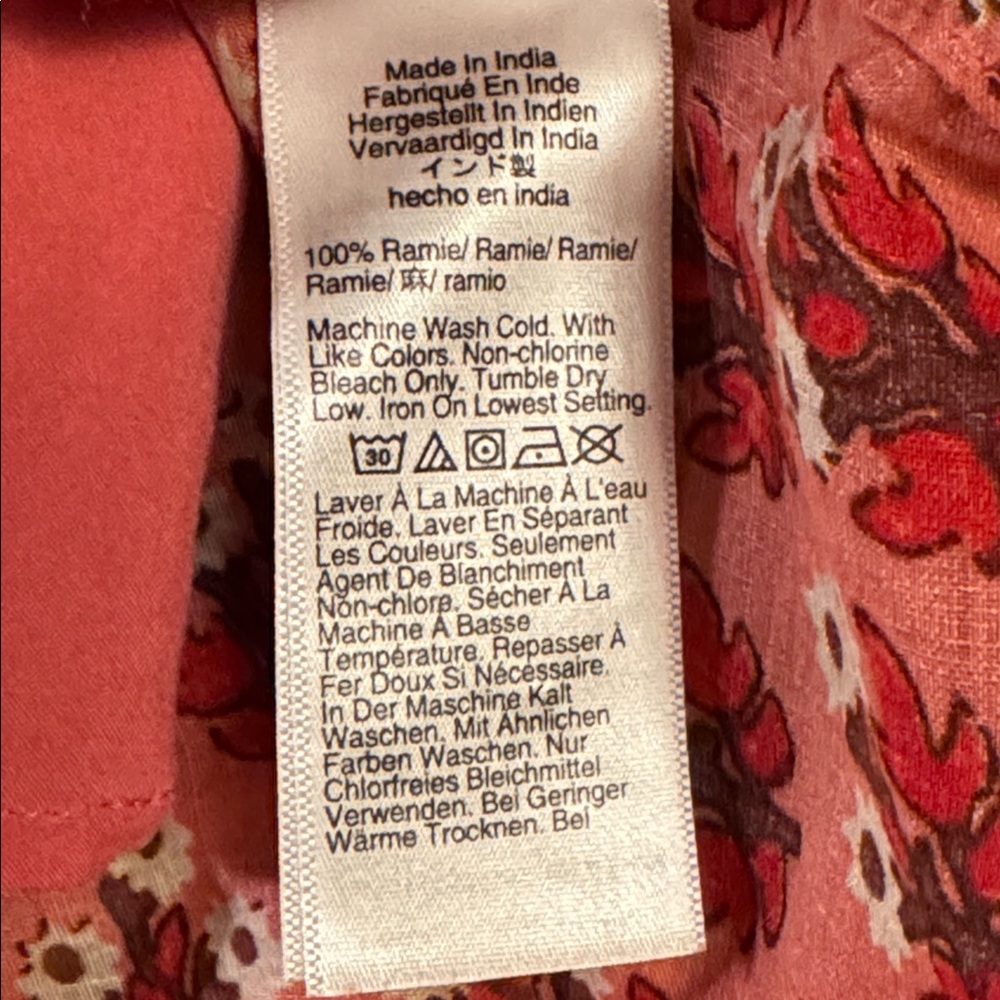 J.Crew Cabana mini dress in block-print ramie CI921 - Picture 4 of 8